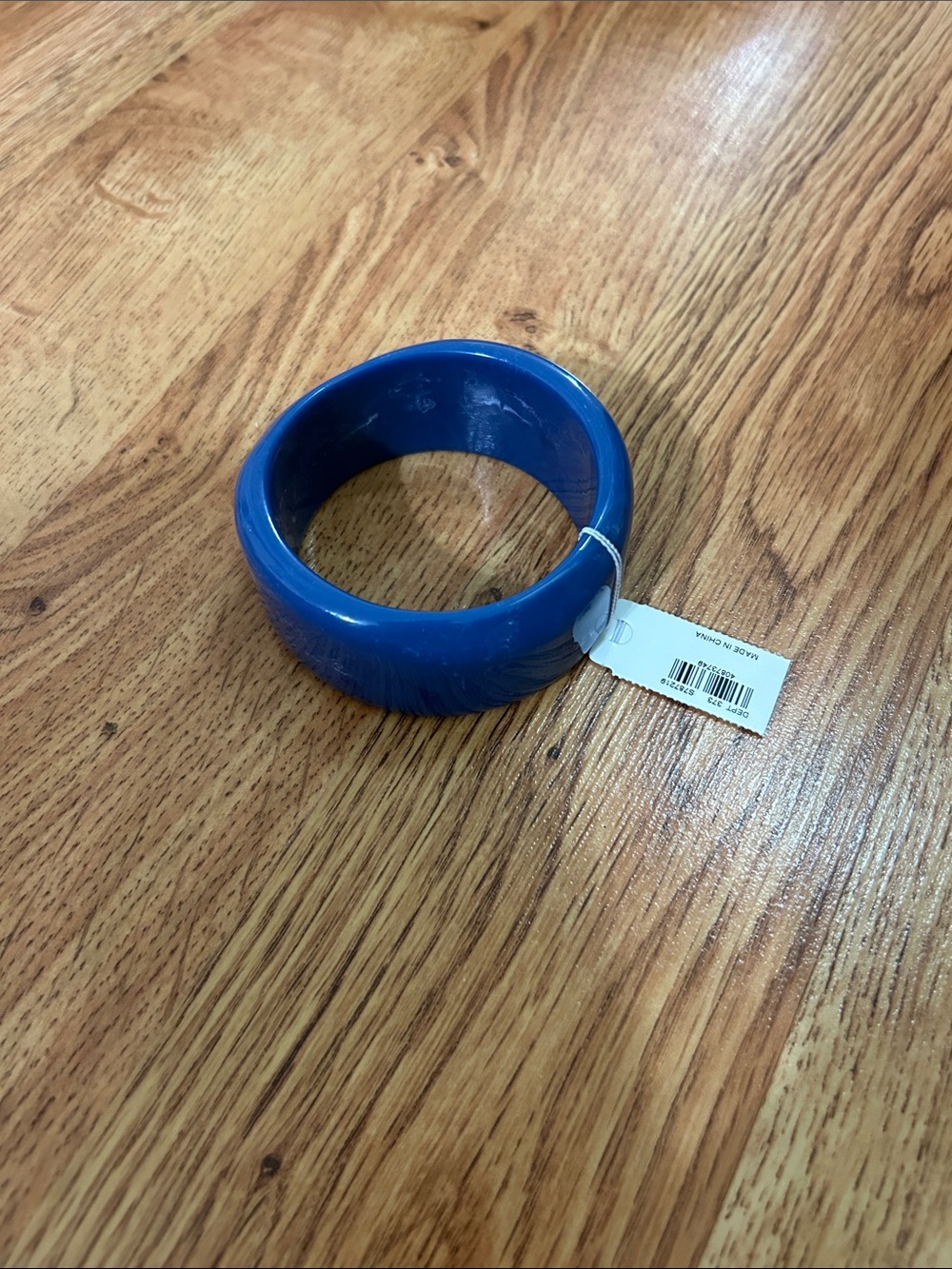 LOFT Blue Chunky Resin Bangle Bracelet
